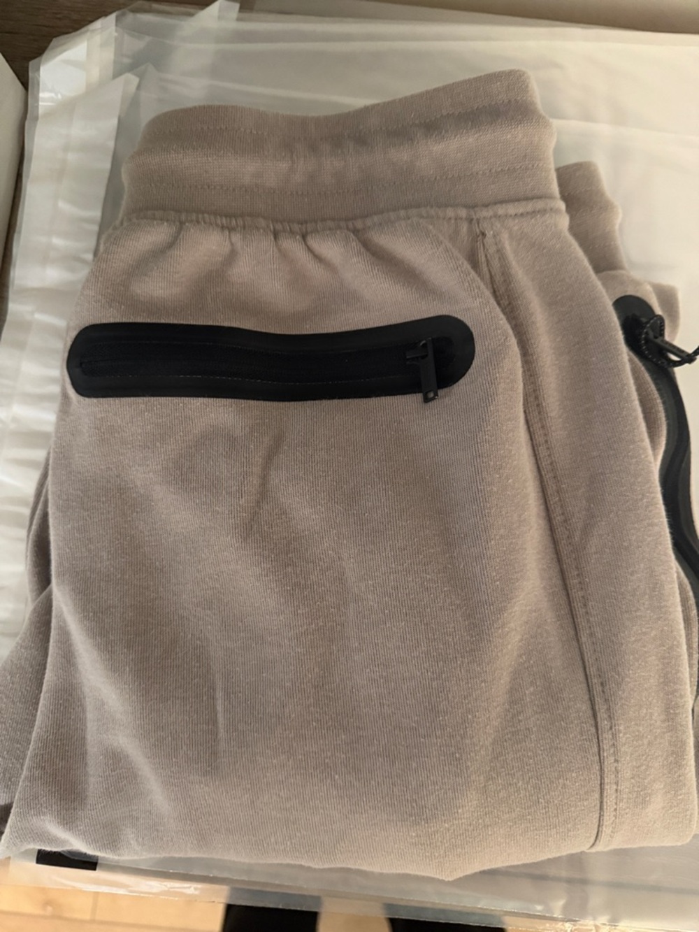 CSG Light Gray Two-Piece Hoodie & Jogger Set with Black Trim - Picture 12 of 12